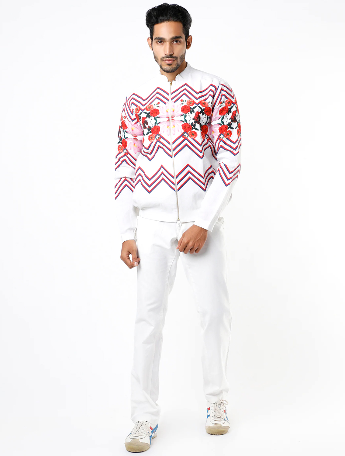 Seazig Linen Bomber Jacket