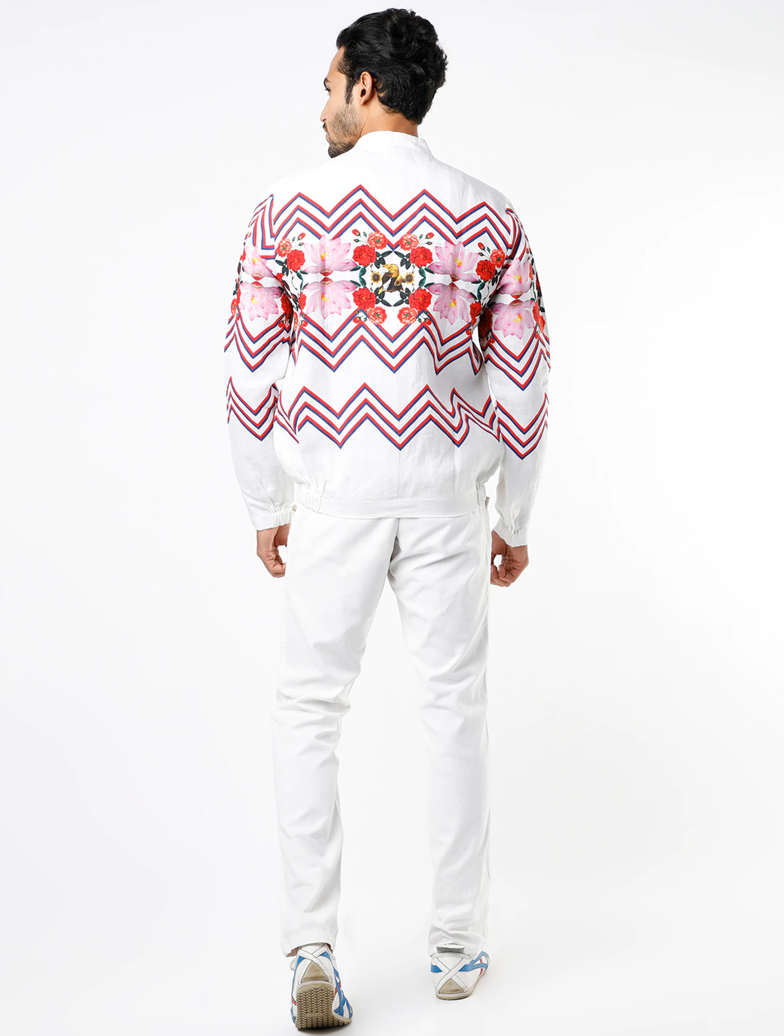 Seazig Linen Bomber Jacket