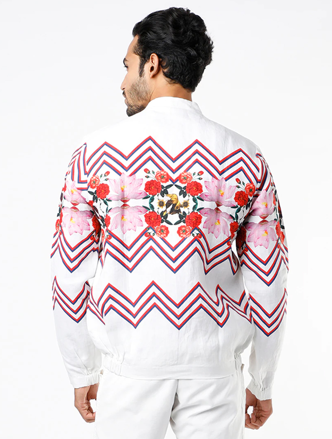 Seazig Linen Bomber Jacket