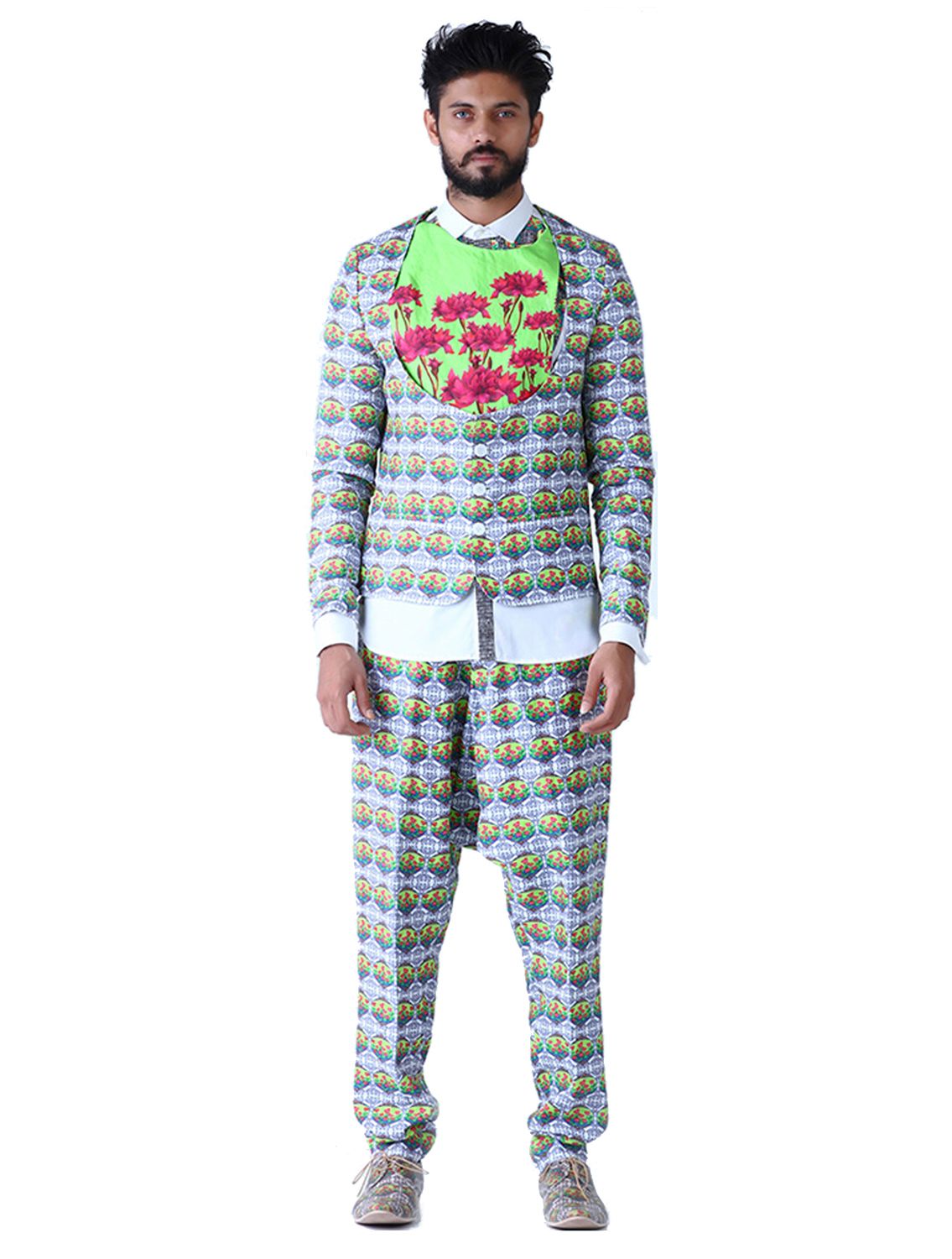 Bhagitri Printed Jacket Full