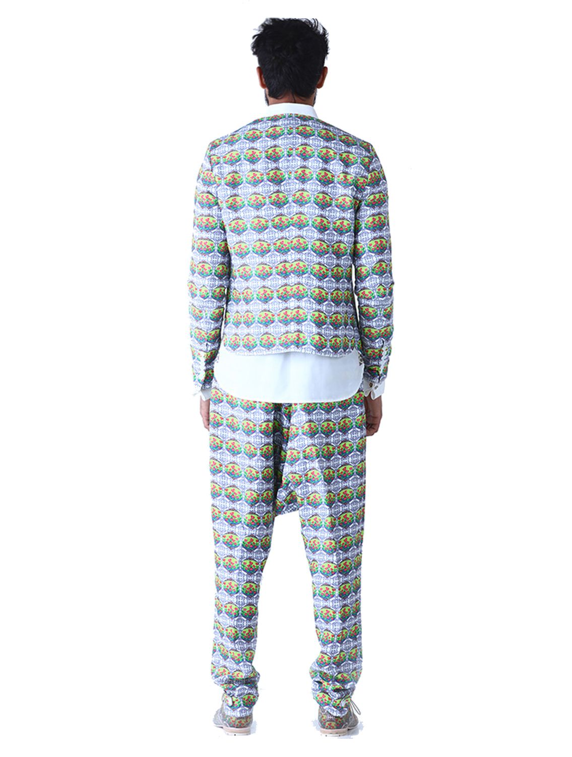 Bhagitri Printed Jacket Full back