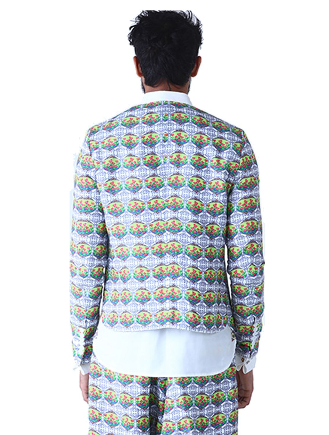 Bhagitri Printed Jacket Back