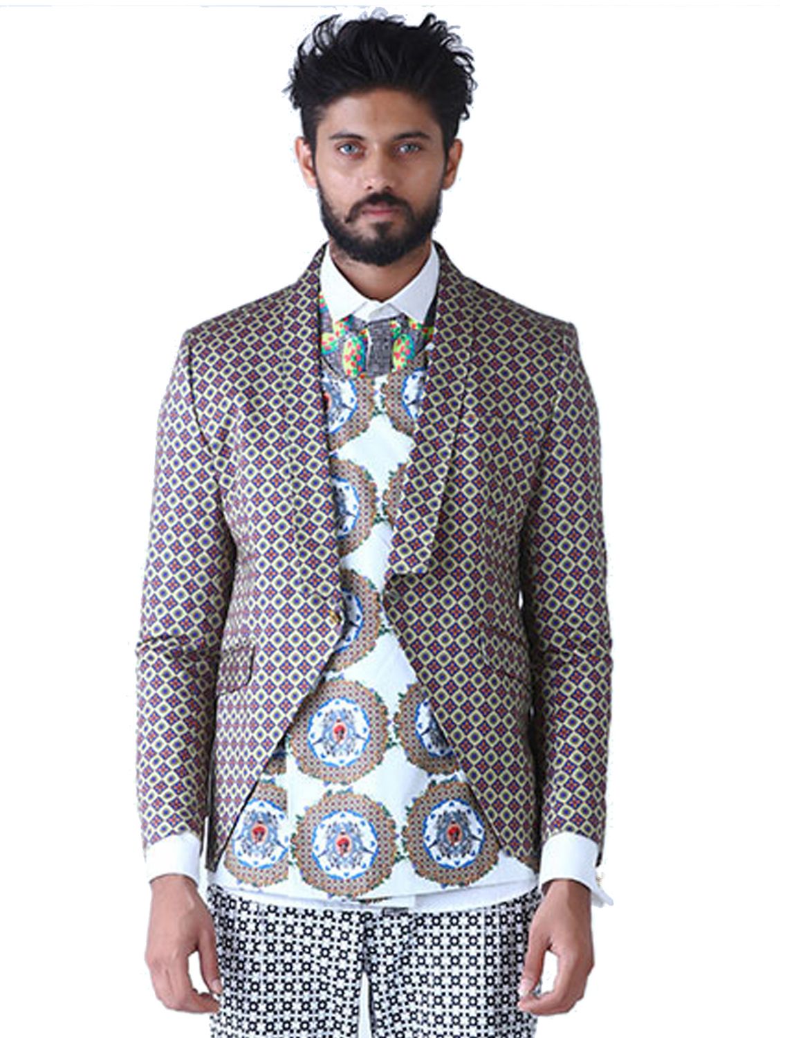 Circle of Life Crop Blazer
