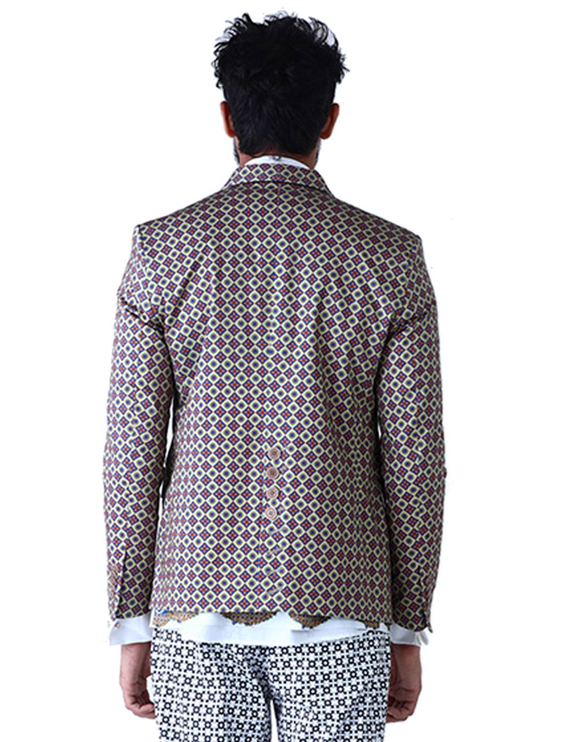 Circle of Life Crop Blazer Back