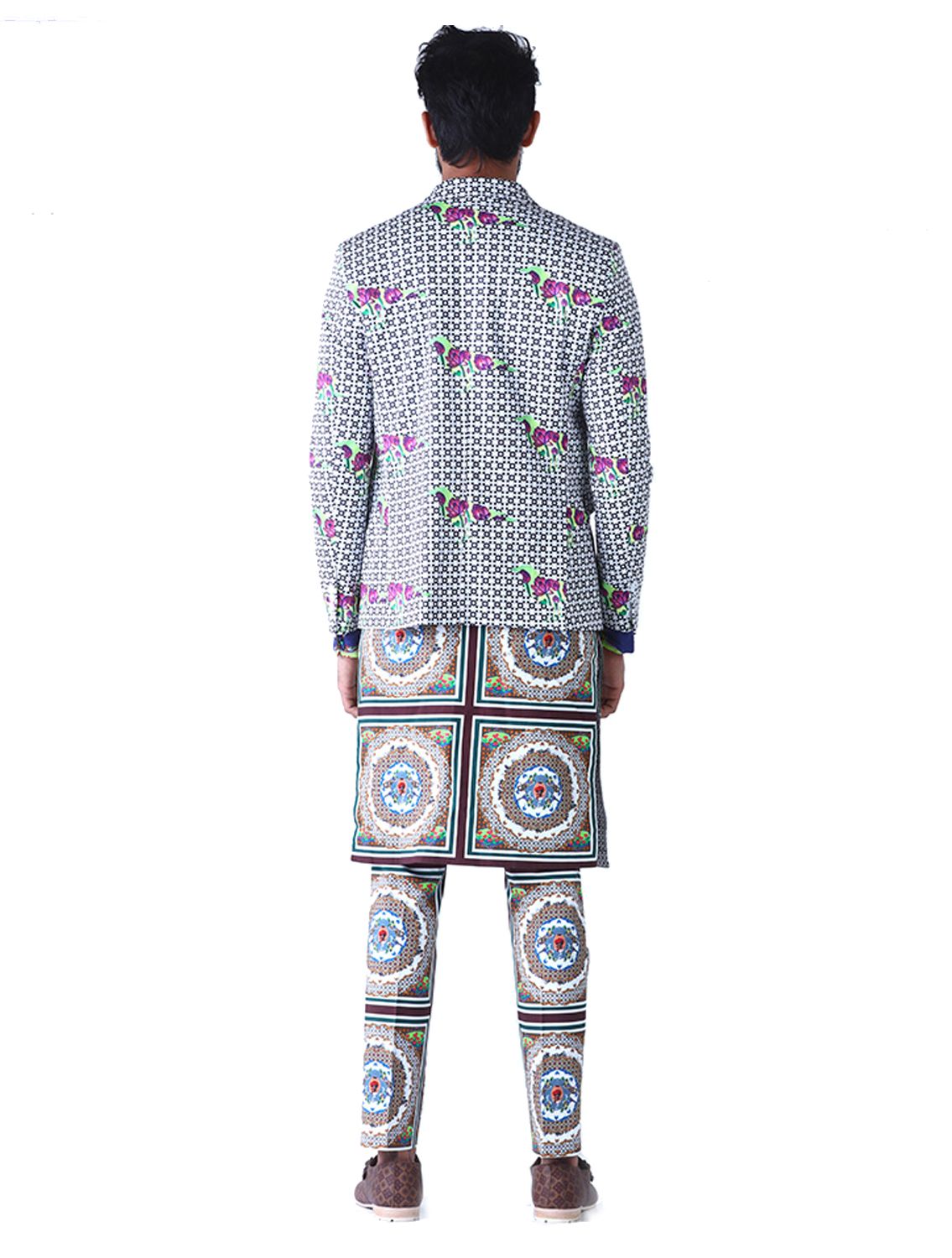 Consonance Peak Lapel Blazer Back