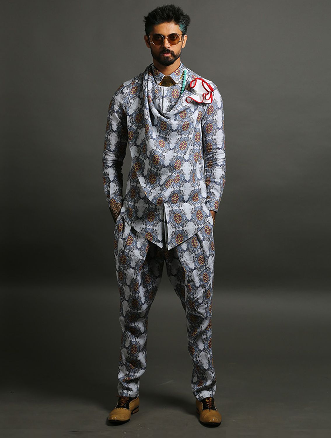 Zambak Linen Drop Crotch Trousers