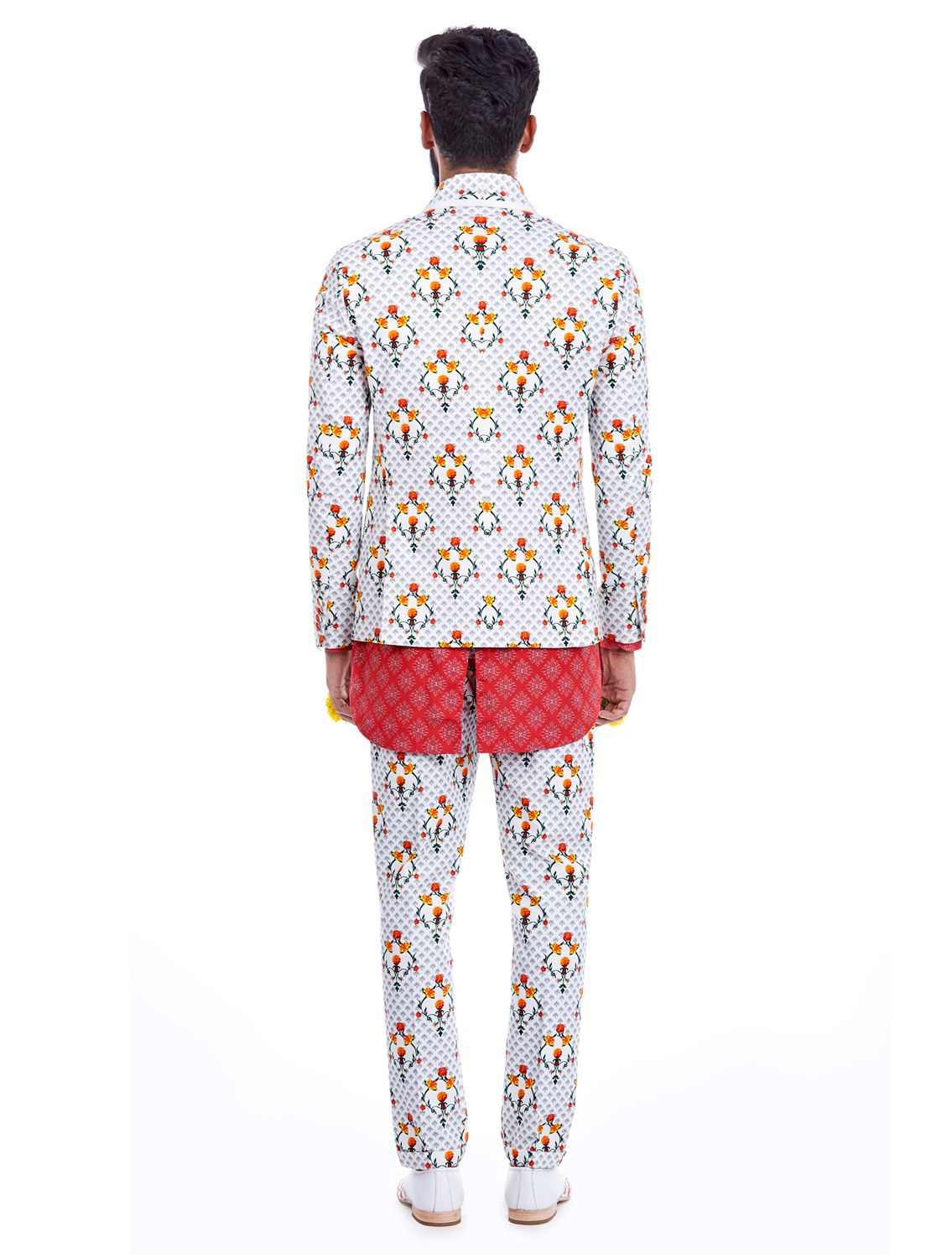 Double breasted jacket in Ustaad print