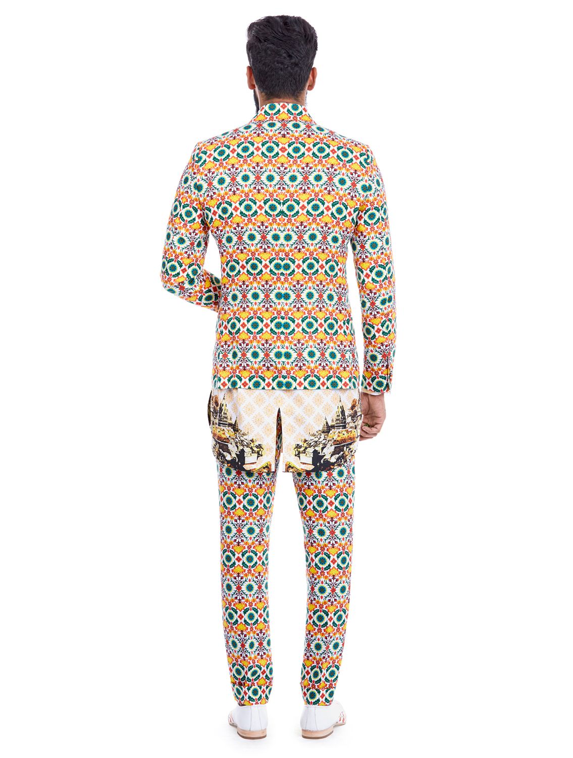 Classic Cut Blazer in Pilgrim Print