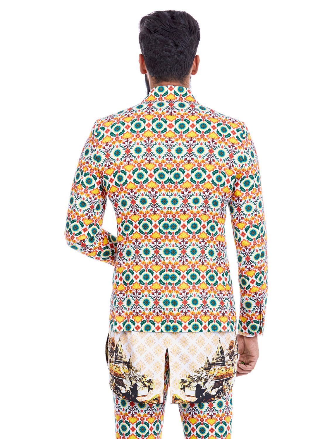 Classic Cut Blazer in Pilgrim Print