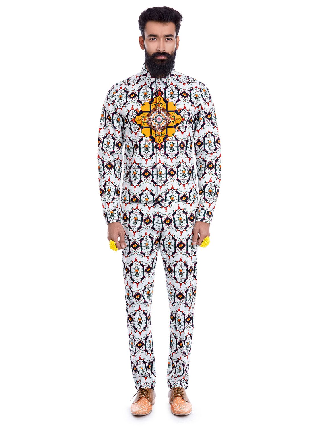 Bomber Jacket in Durbar Print