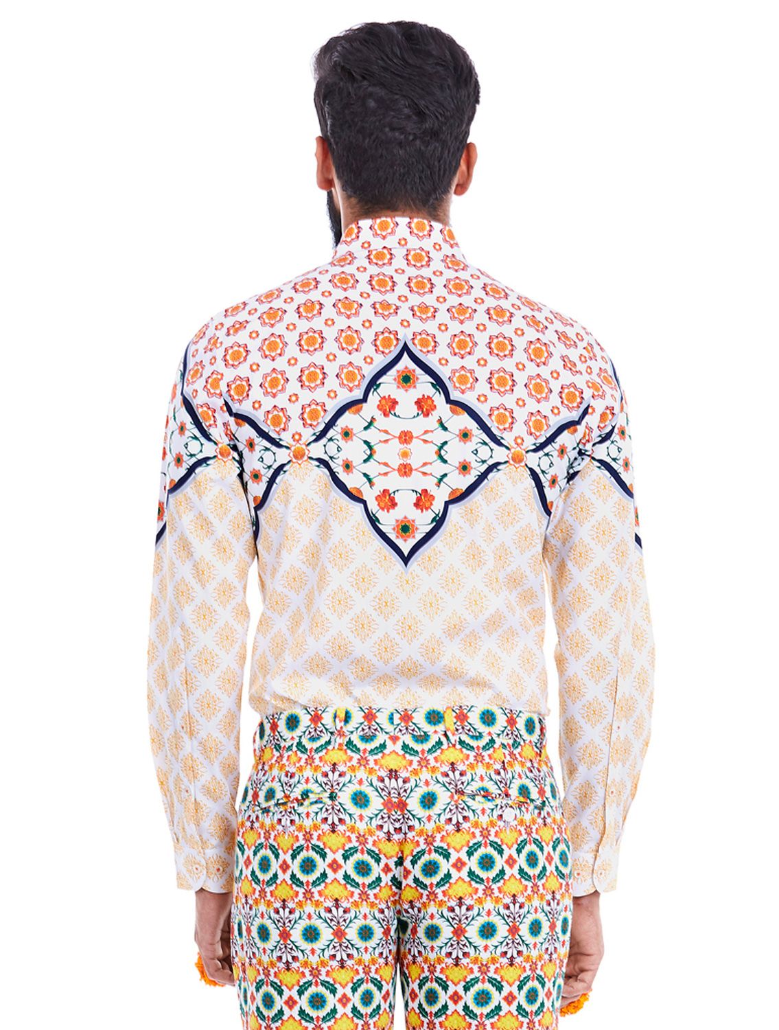 Shirt in all over Ashwamedh print