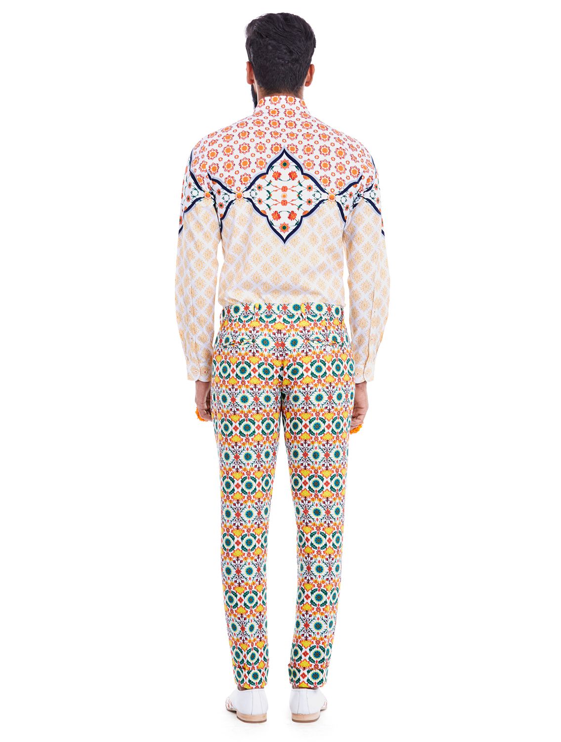 Shirt in all over Ashwamedh print