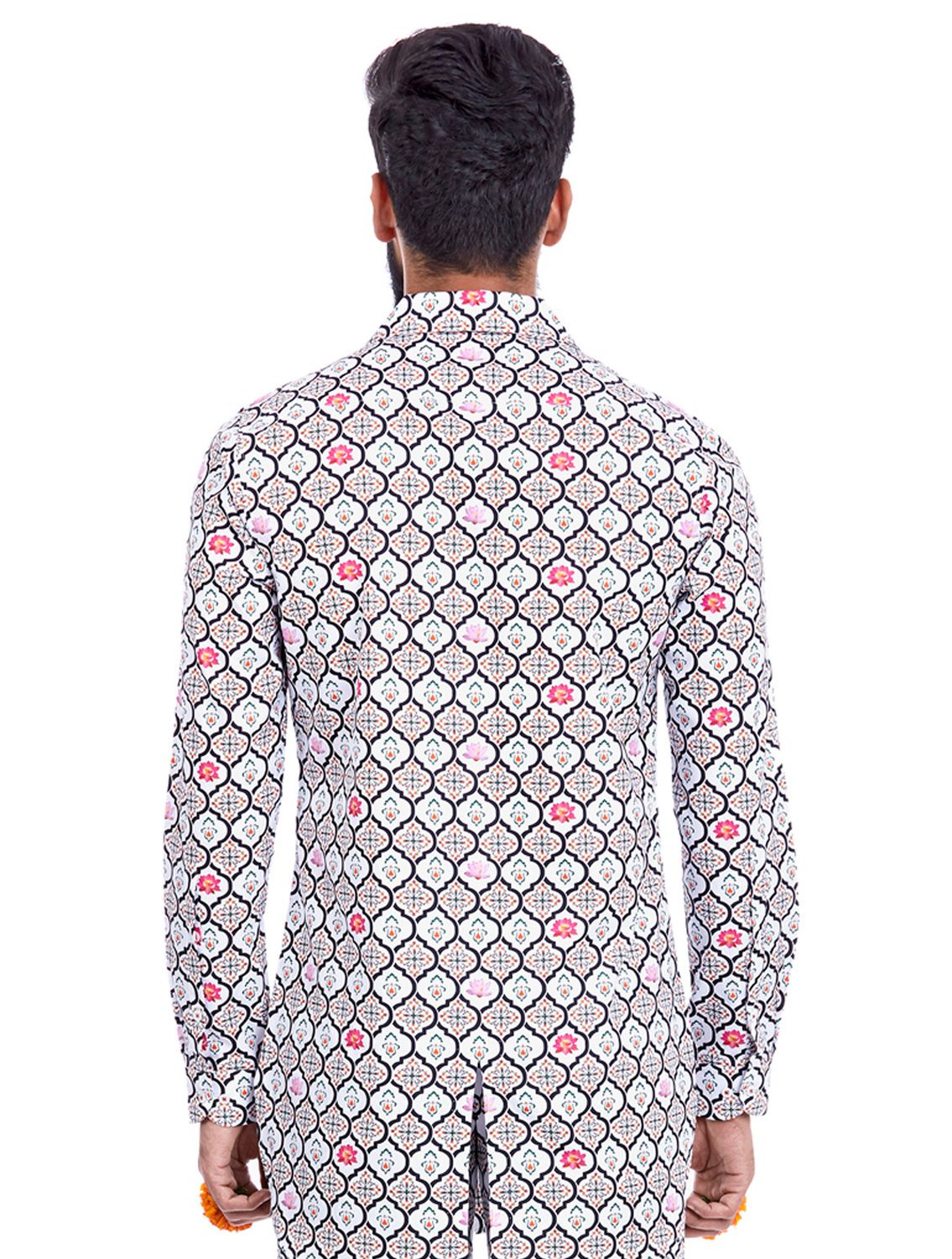 Shirt in all over Maharajah print