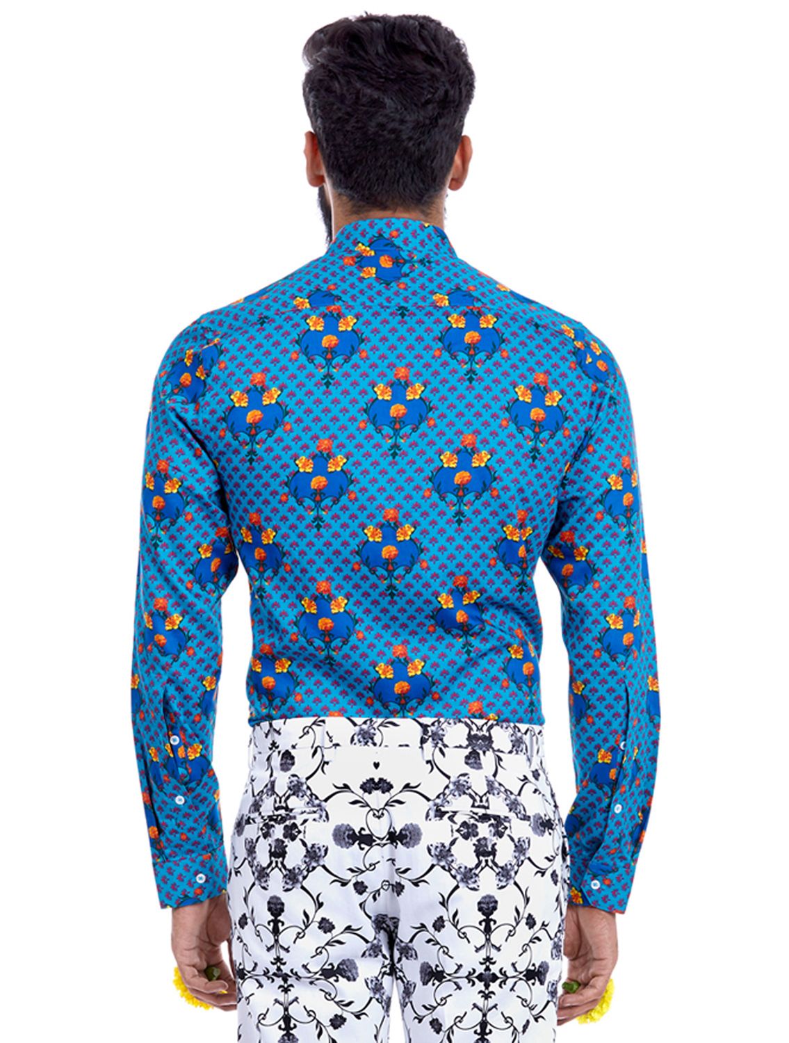 Shirt in all-over Ustaad print