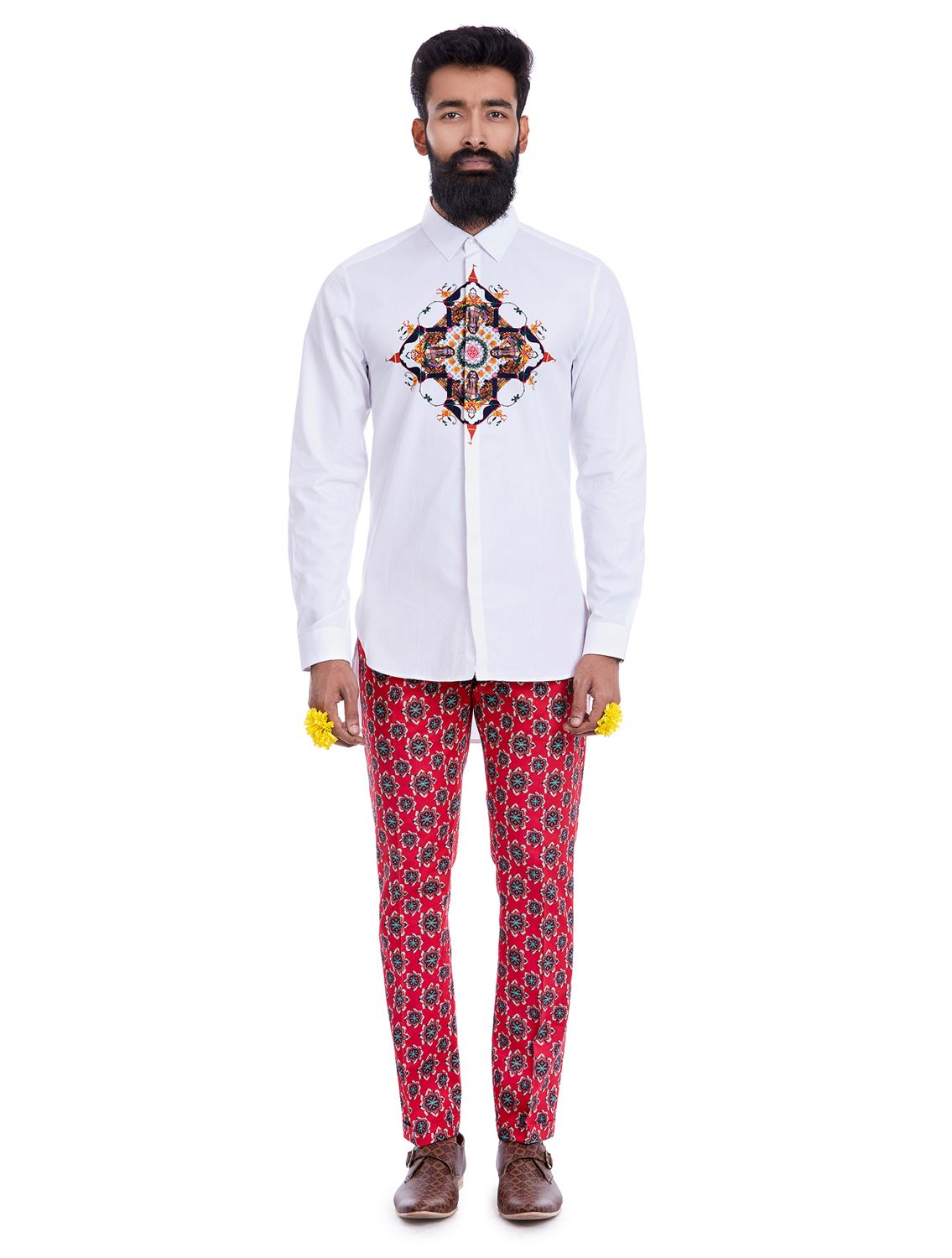 Geom Kamal Printed Trousers