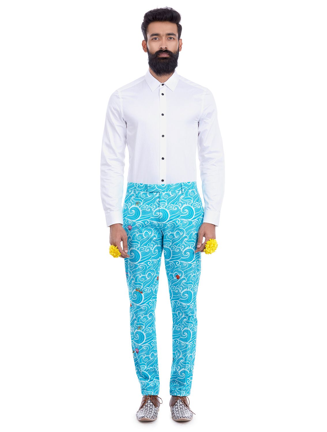Moksh Blue Trousers