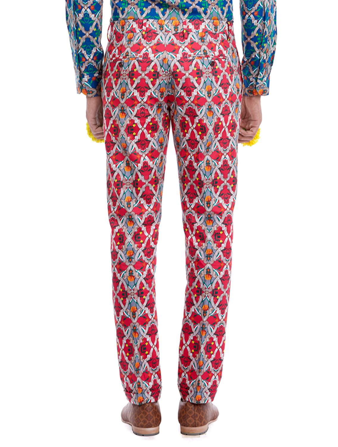 Prayag Jali Printed Trousers