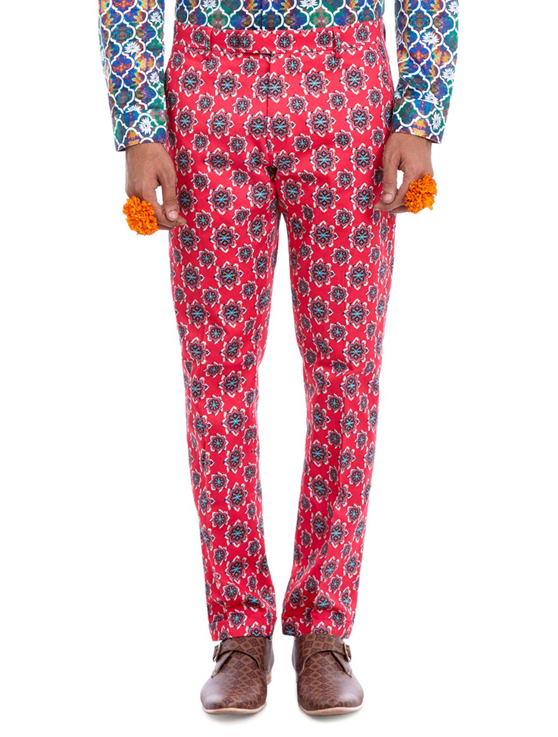 Geom Kamal Printed Trousers