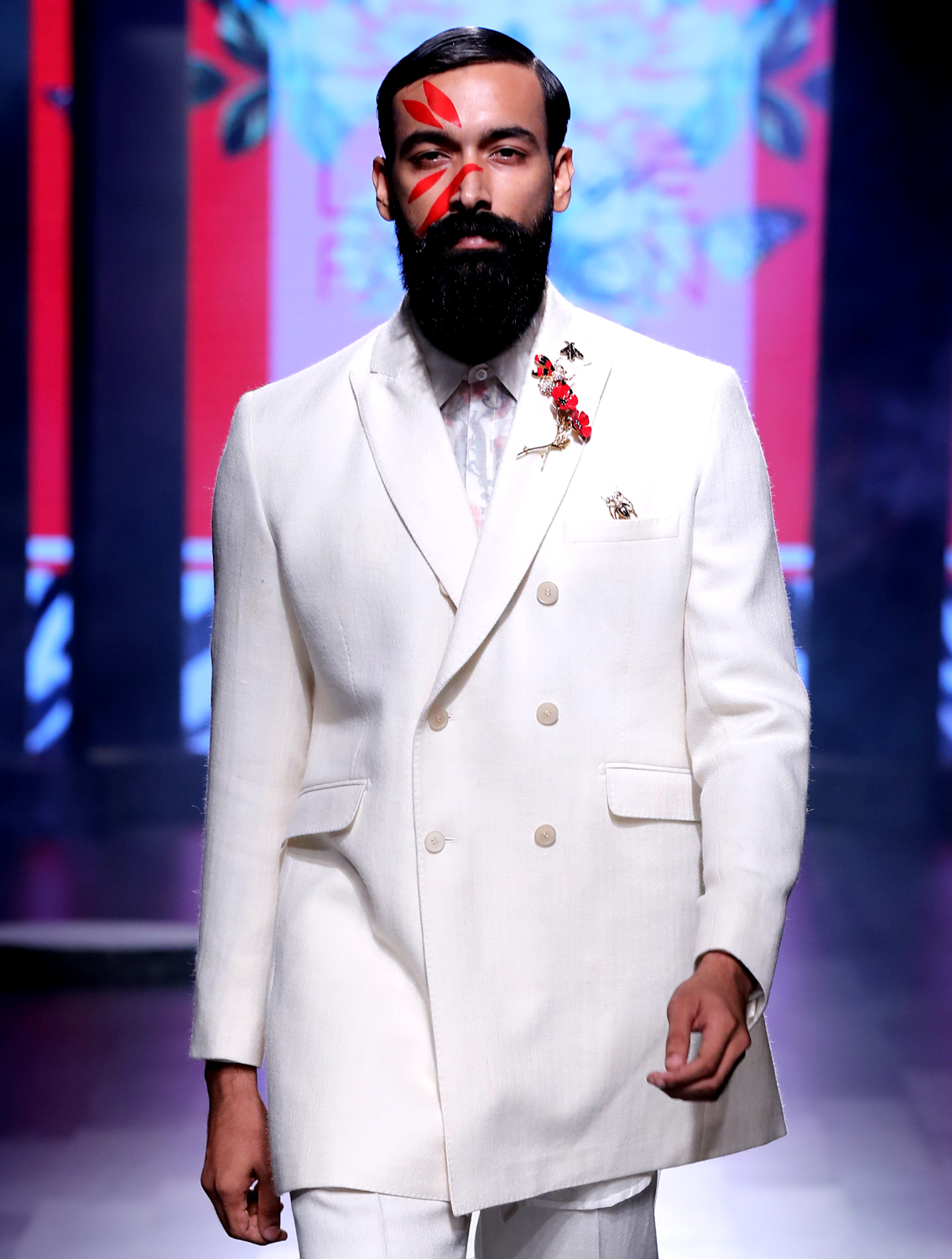 Singha Merino Wool Double Breasted Blazer