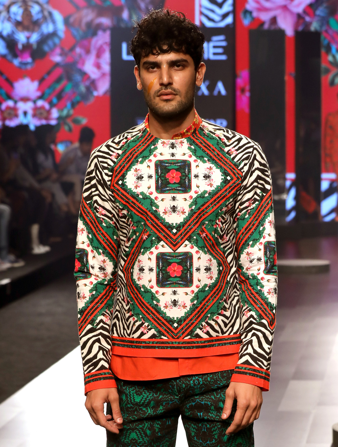 Safari Handloom Cotton Printed Overshirt