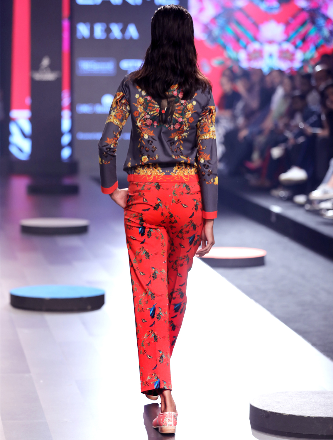 Unicornis Printed Pants Back
