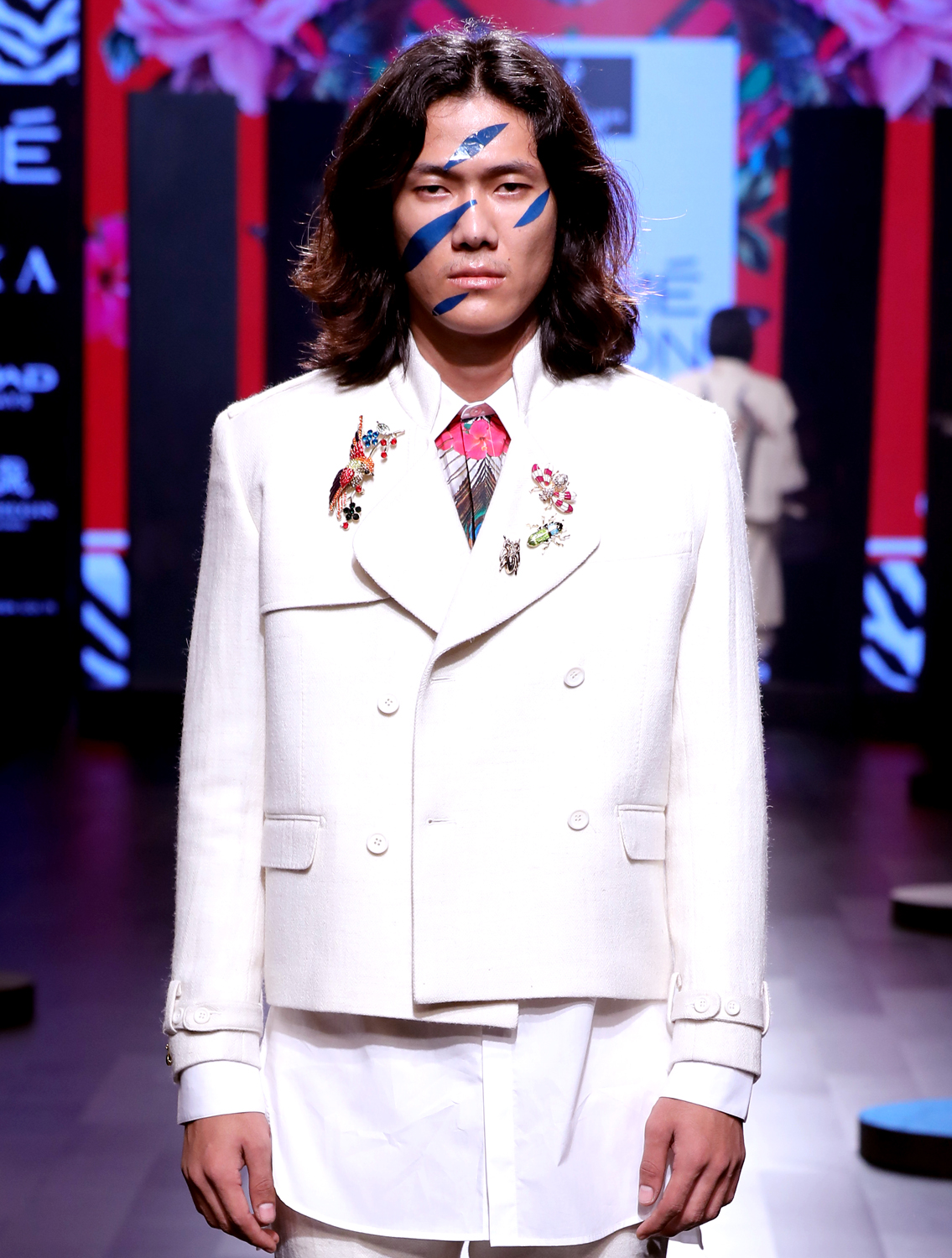 Corbett Merino Wool Double Breasted Crop Jacket