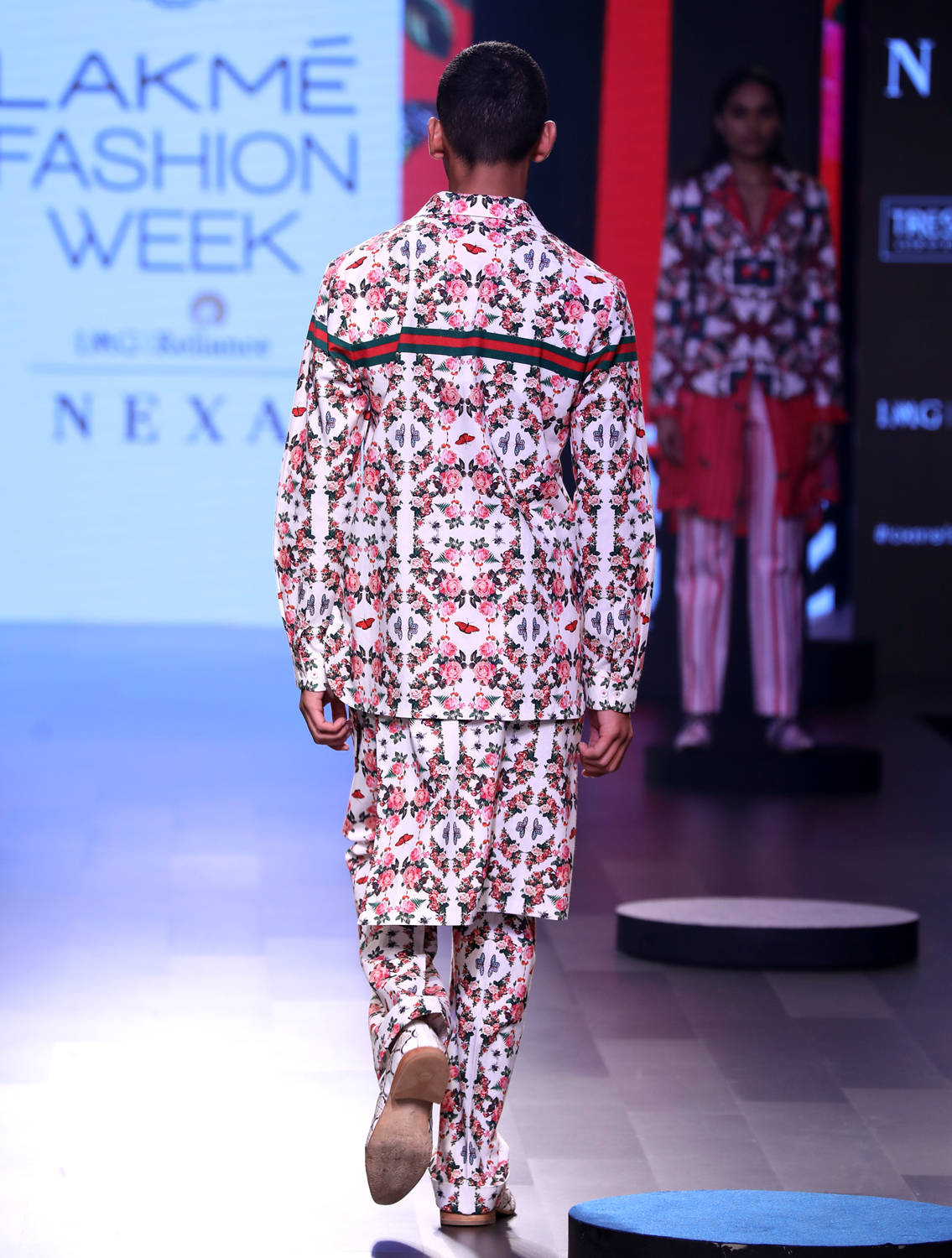 Hyena Printed Kilt Trousers