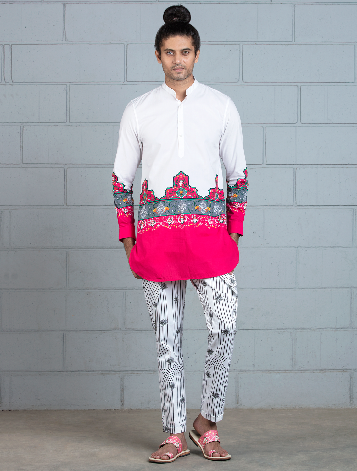 Mahal Shirt with Central Maharajah print