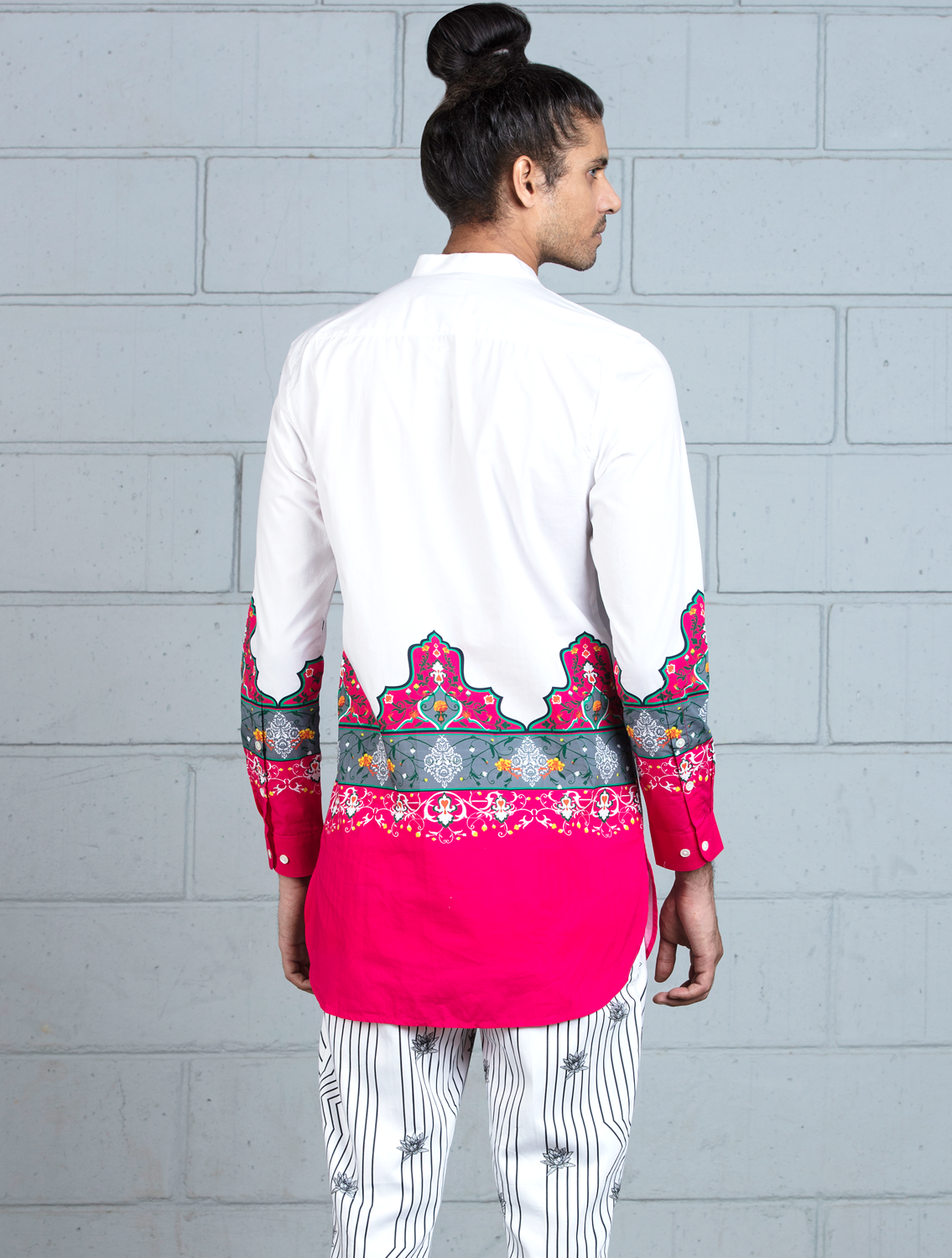 Mahal Shirt with Central Maharajah print