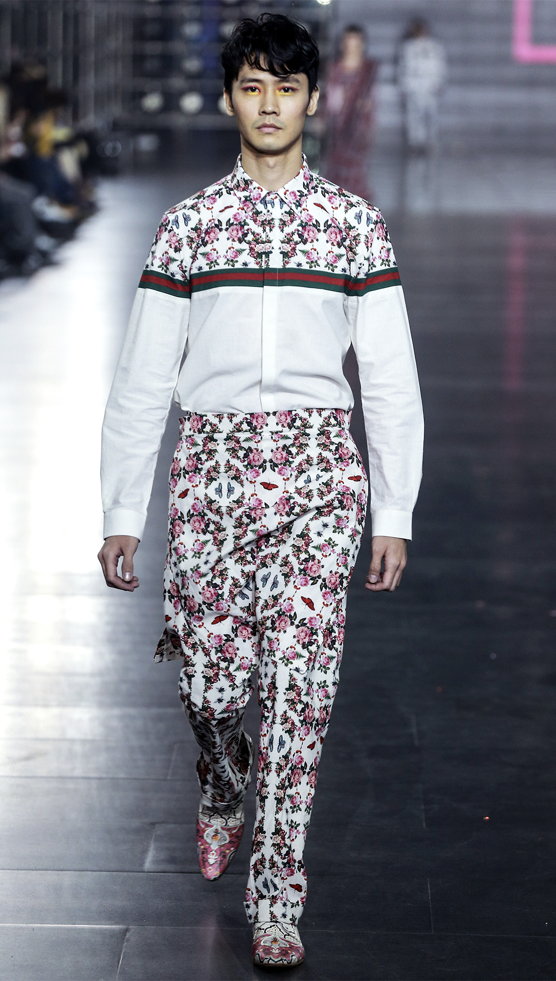 Pramit Handloom Cotton Shirt Hyena Printed Kilt Pants