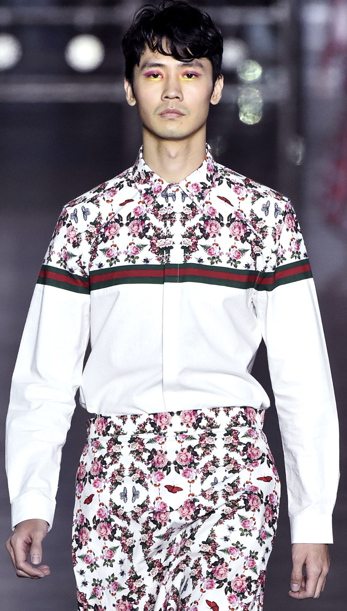 Pramit Handloom Cotton Shirt Hyena Printed Kilt Pants