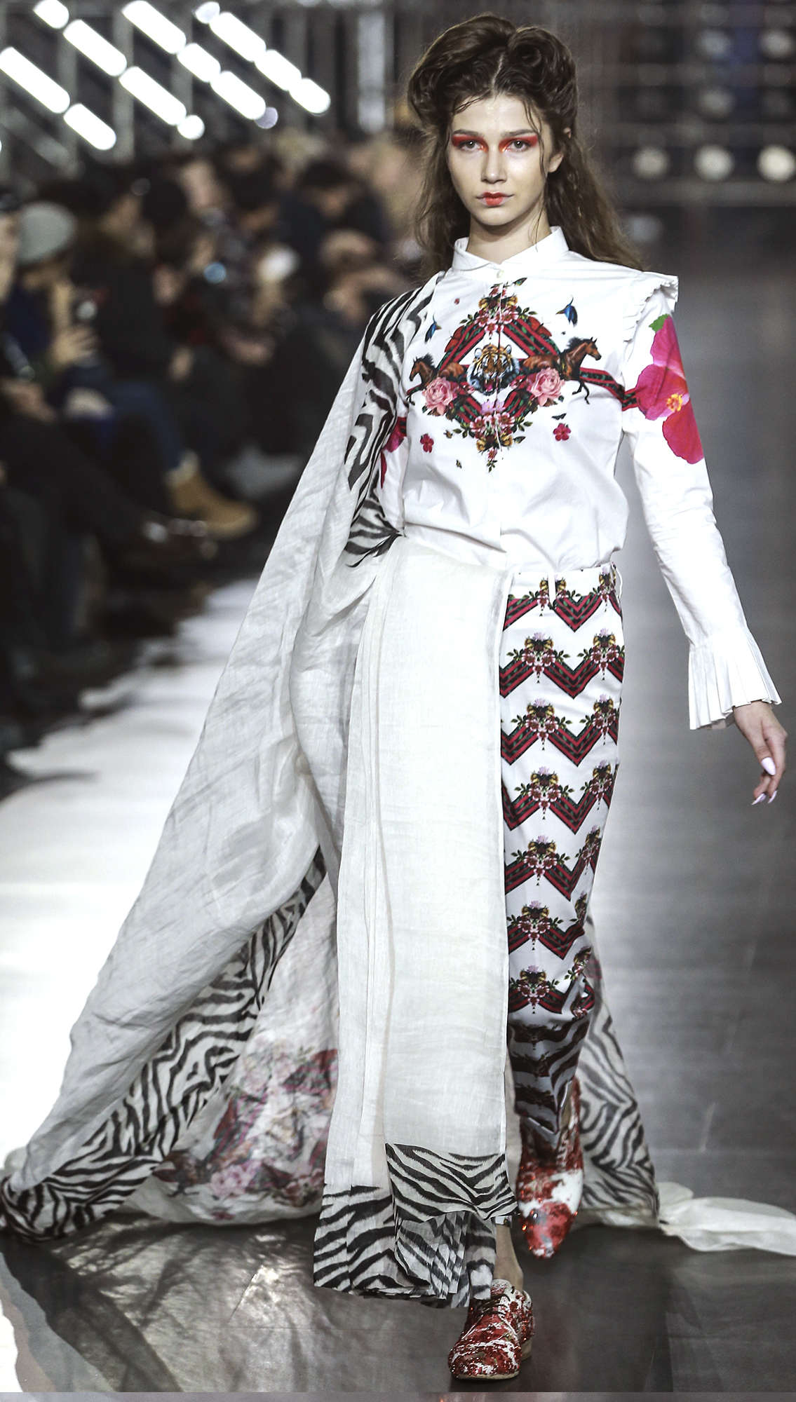 Panthera Shirtdress and Leo Chevron Printed Pants