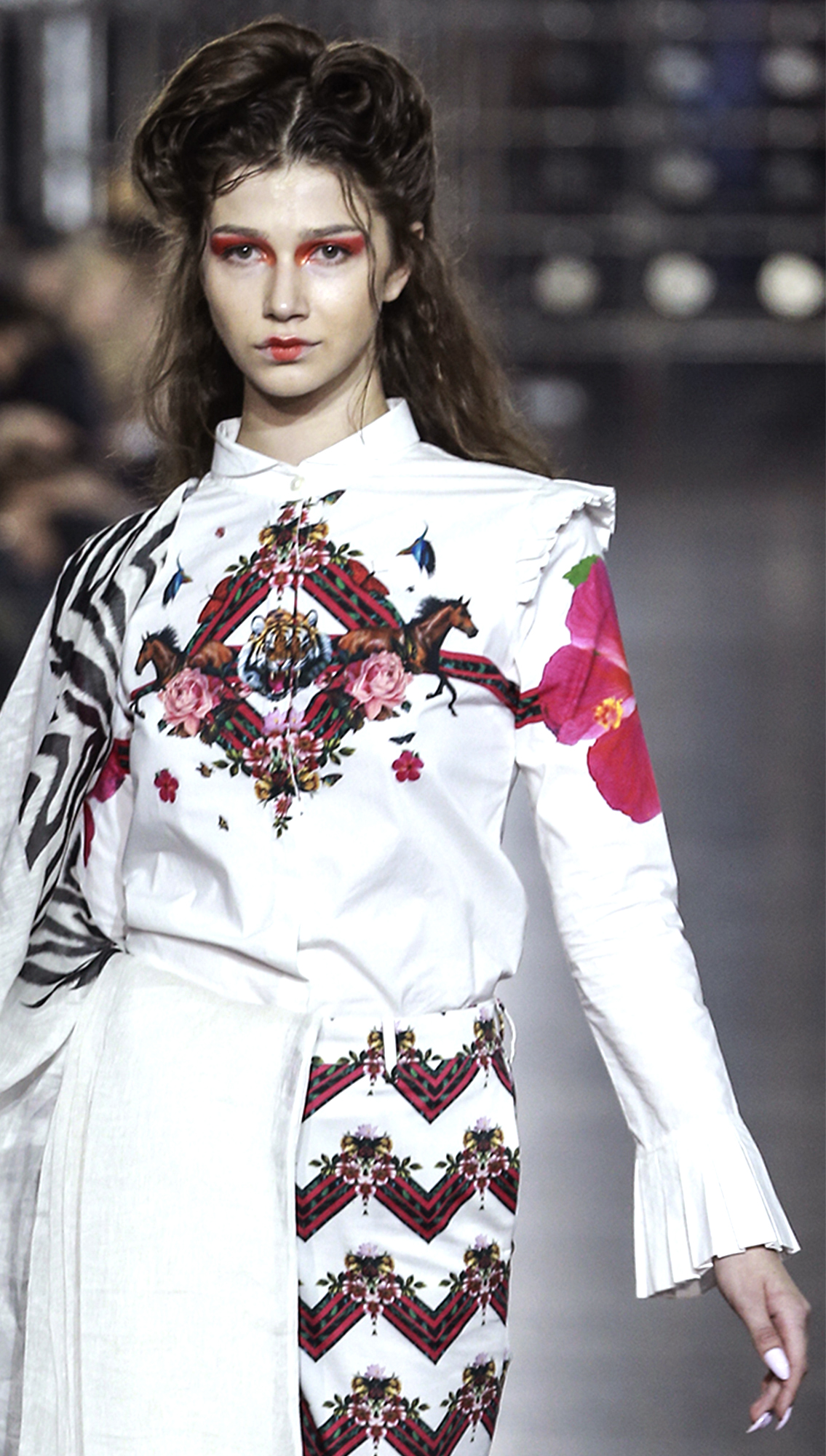 Panthera Shirtdress and Leo Chevron Printed Pants