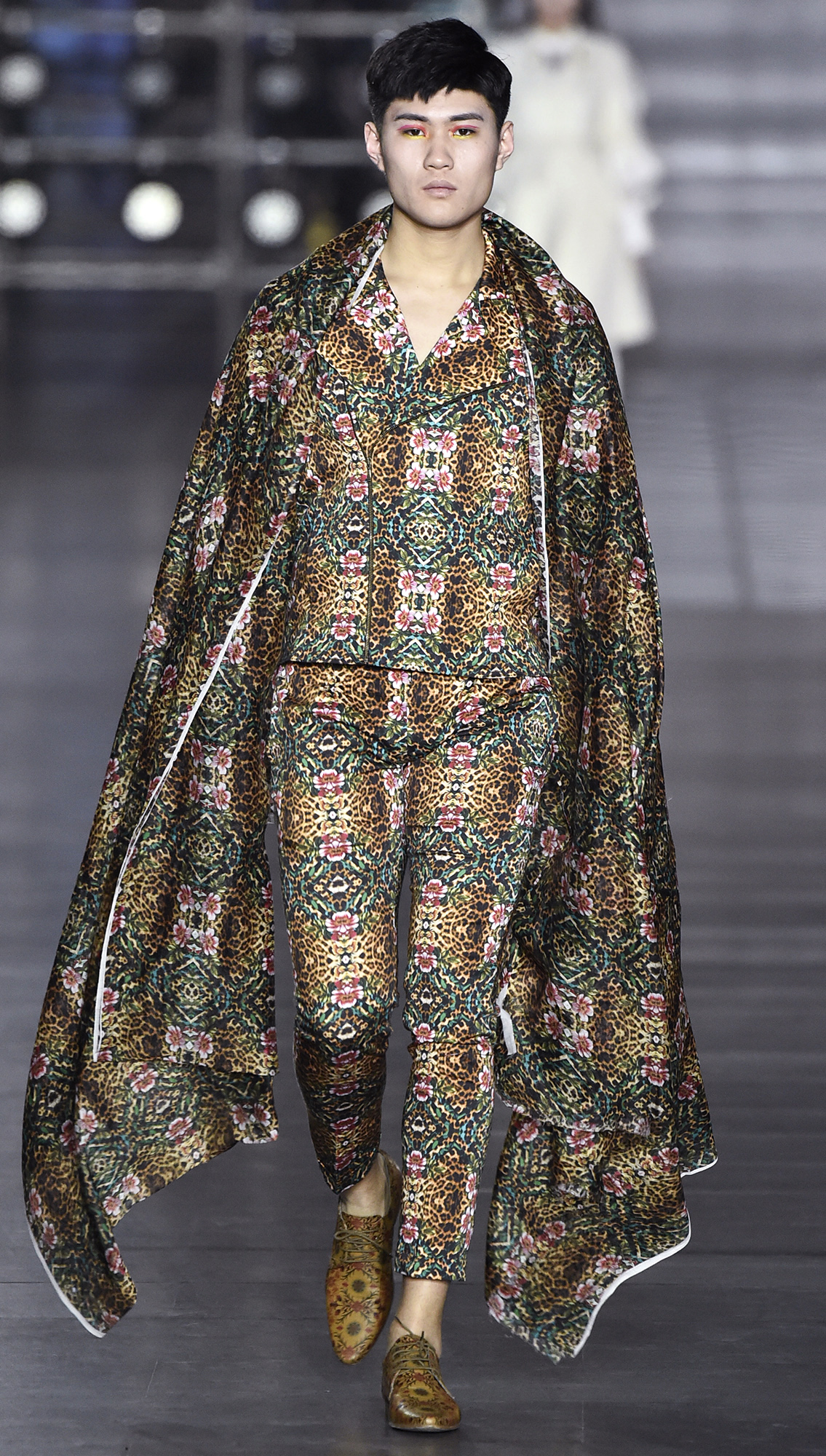 Neoleo All-over Printed Biker Jacket