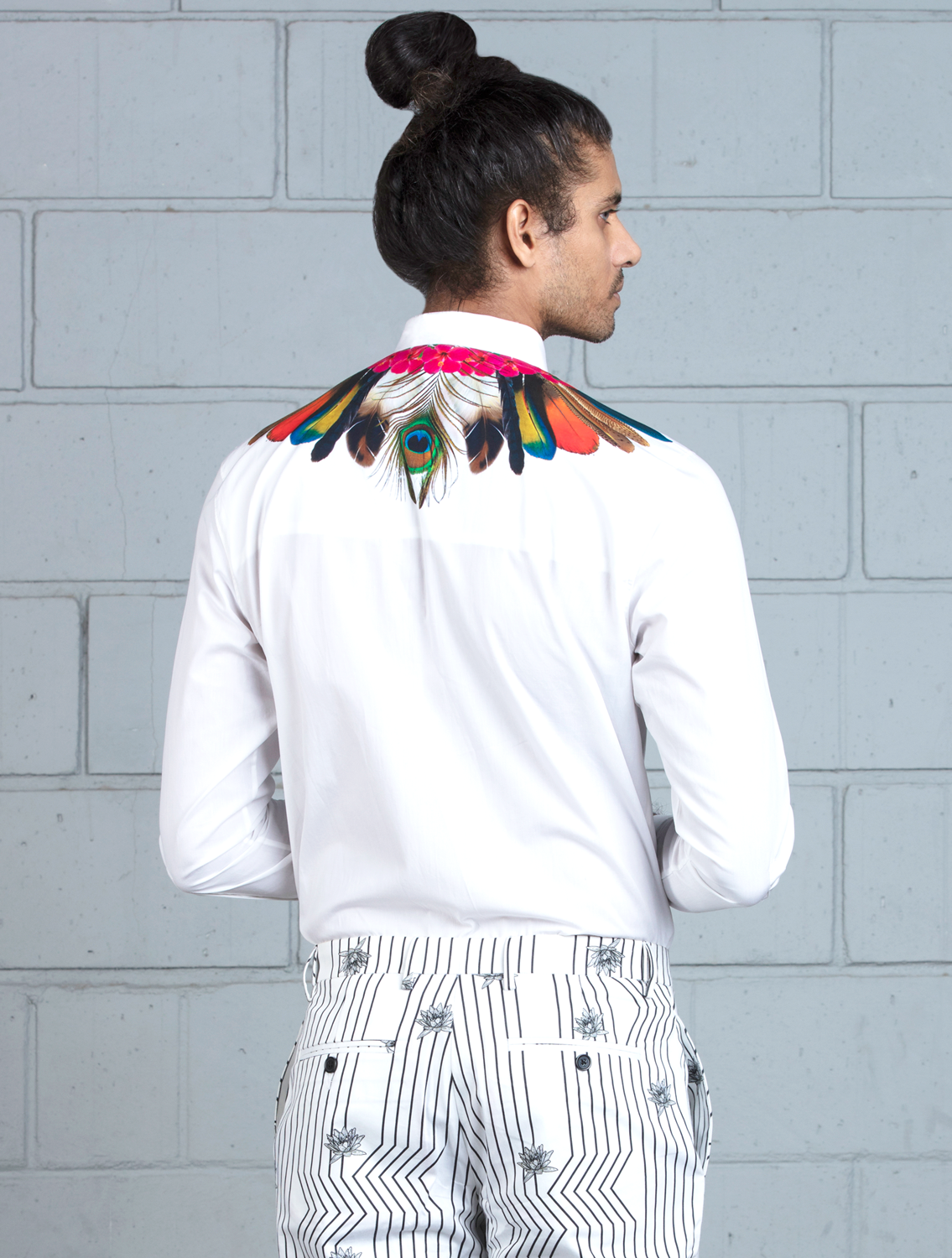 Indicus Feather Printed Shirt