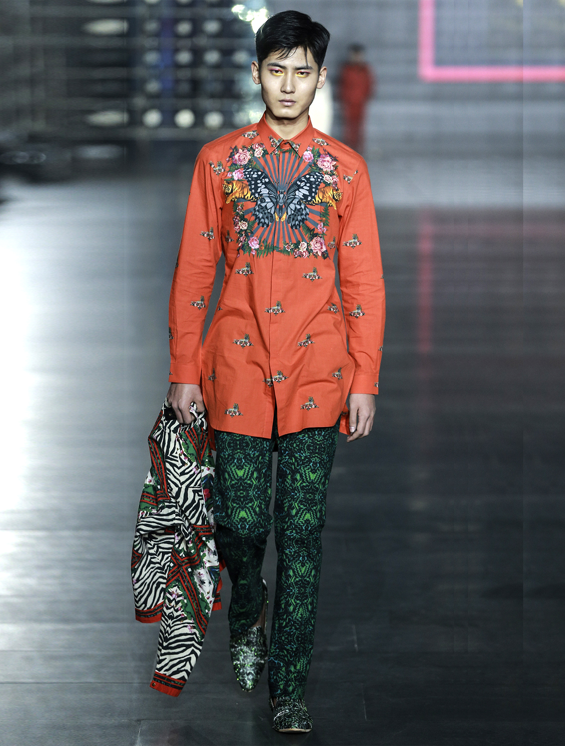 Butterfly Signature Print Shirt