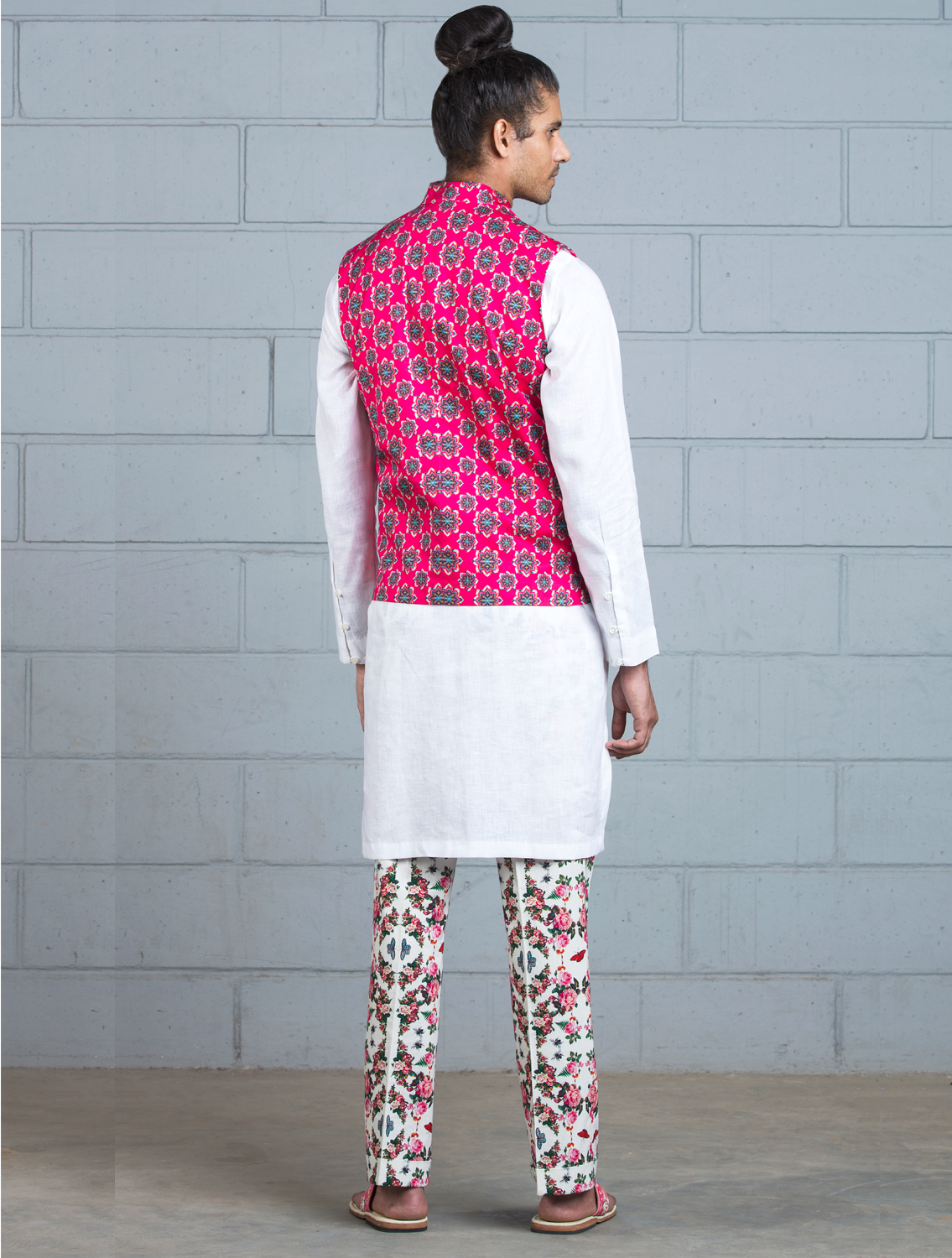 Trigo Florogeometric Printed Waistcoat