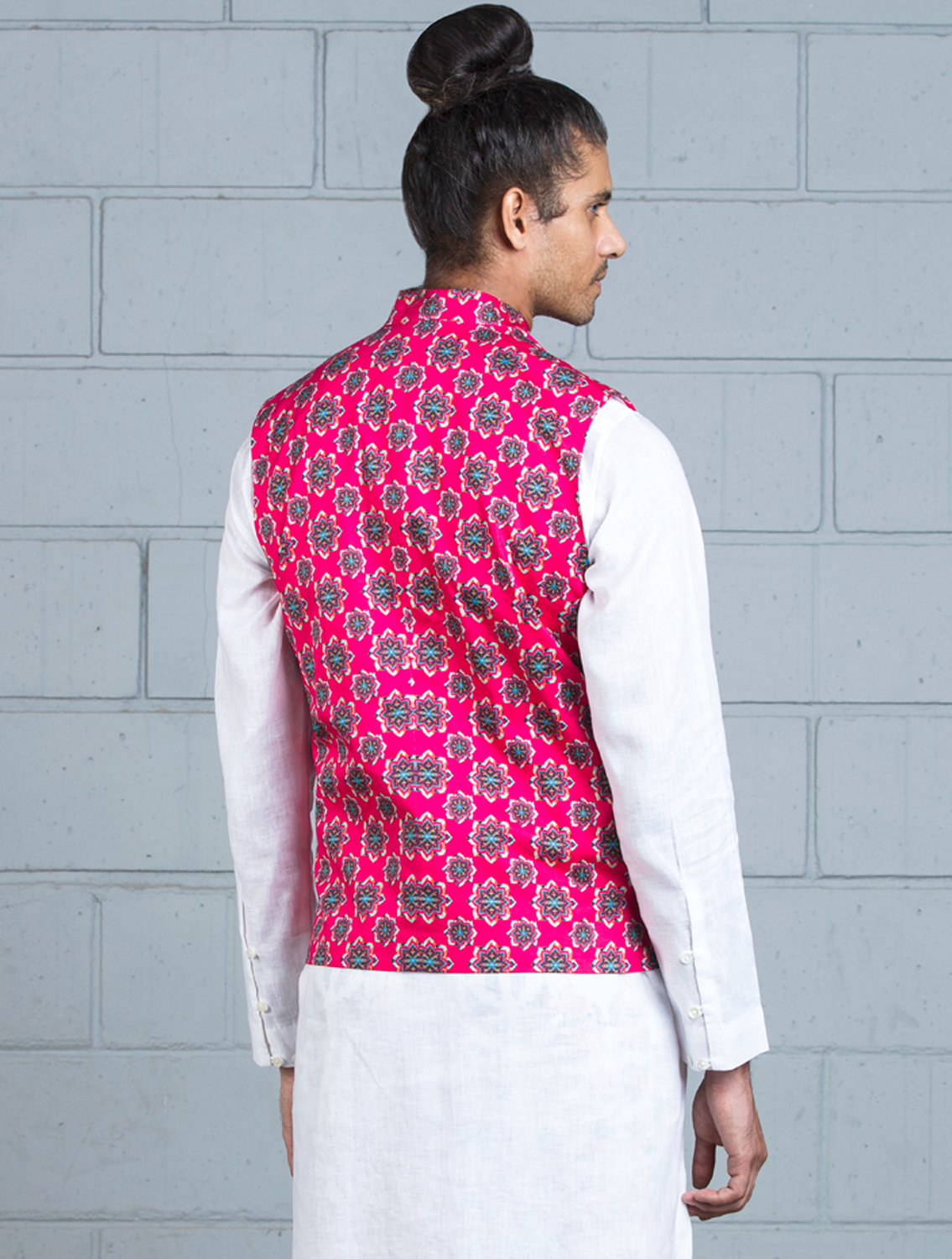 Trigo Florogeometric Printed Waistcoat
