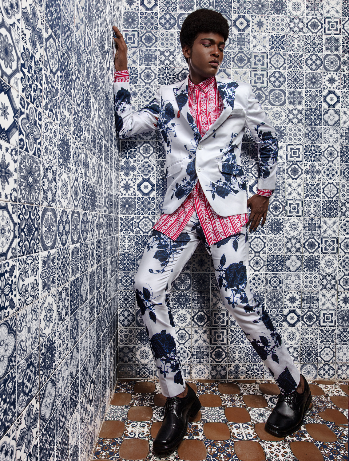 Blue Rose Suit