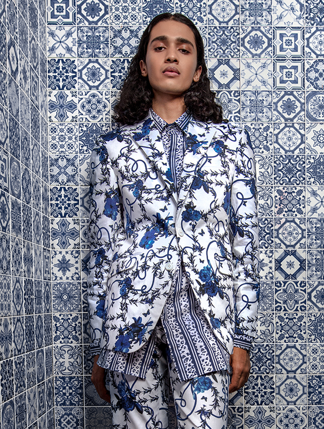 Firdaus All-over Printed Blazer