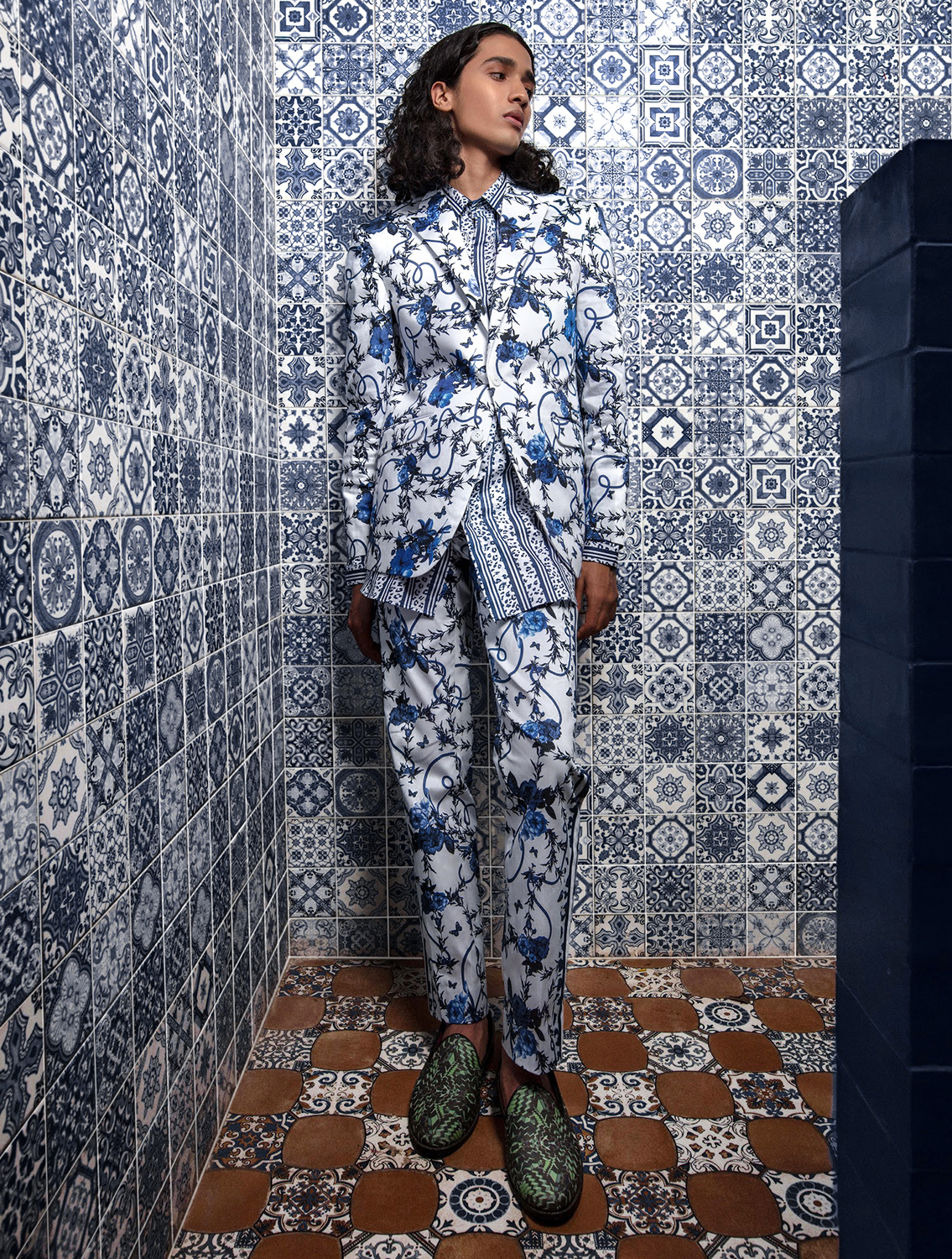 Firdaus All-Over Printed Suit