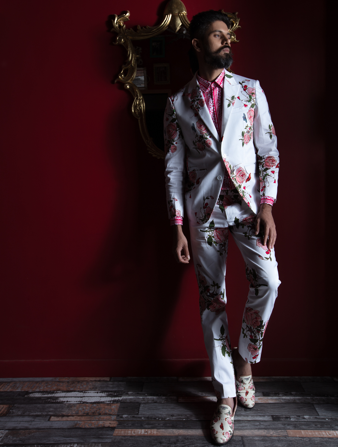 Jannat Floral Printed Trousers Full