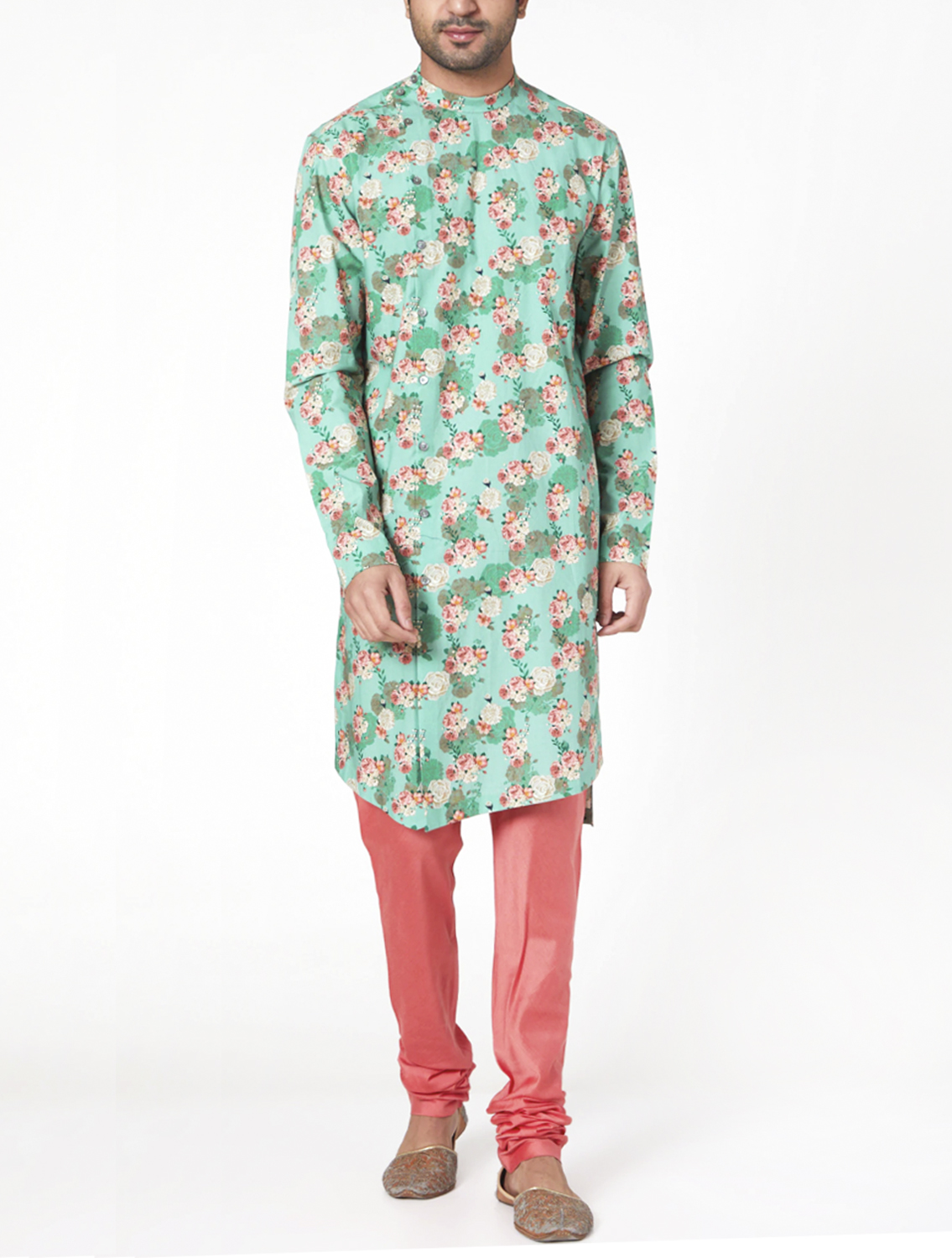 Sanjh Printed Kurta Pyjama Set