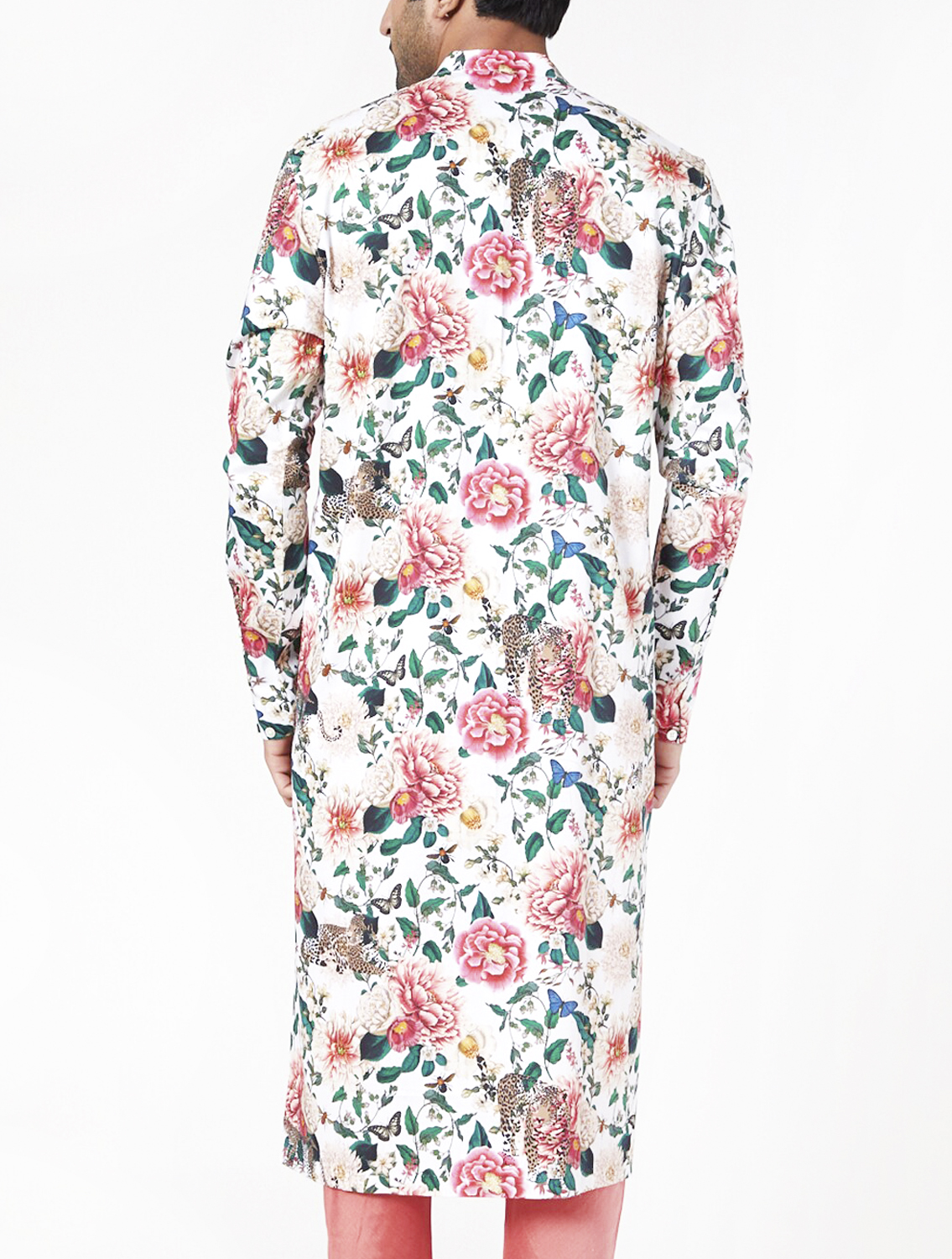 Gardenia Long Cotton Kurta Pyjama Set