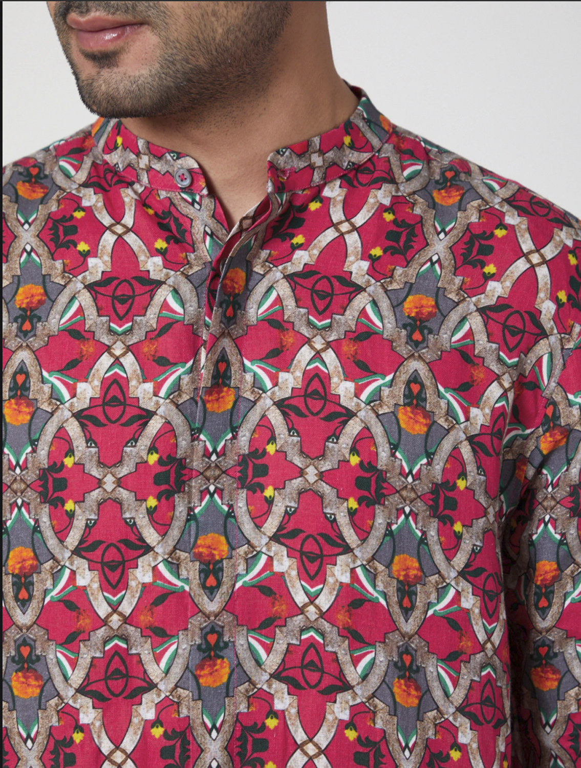 Rudraksh Linen Kurta Pyjama ZOOM