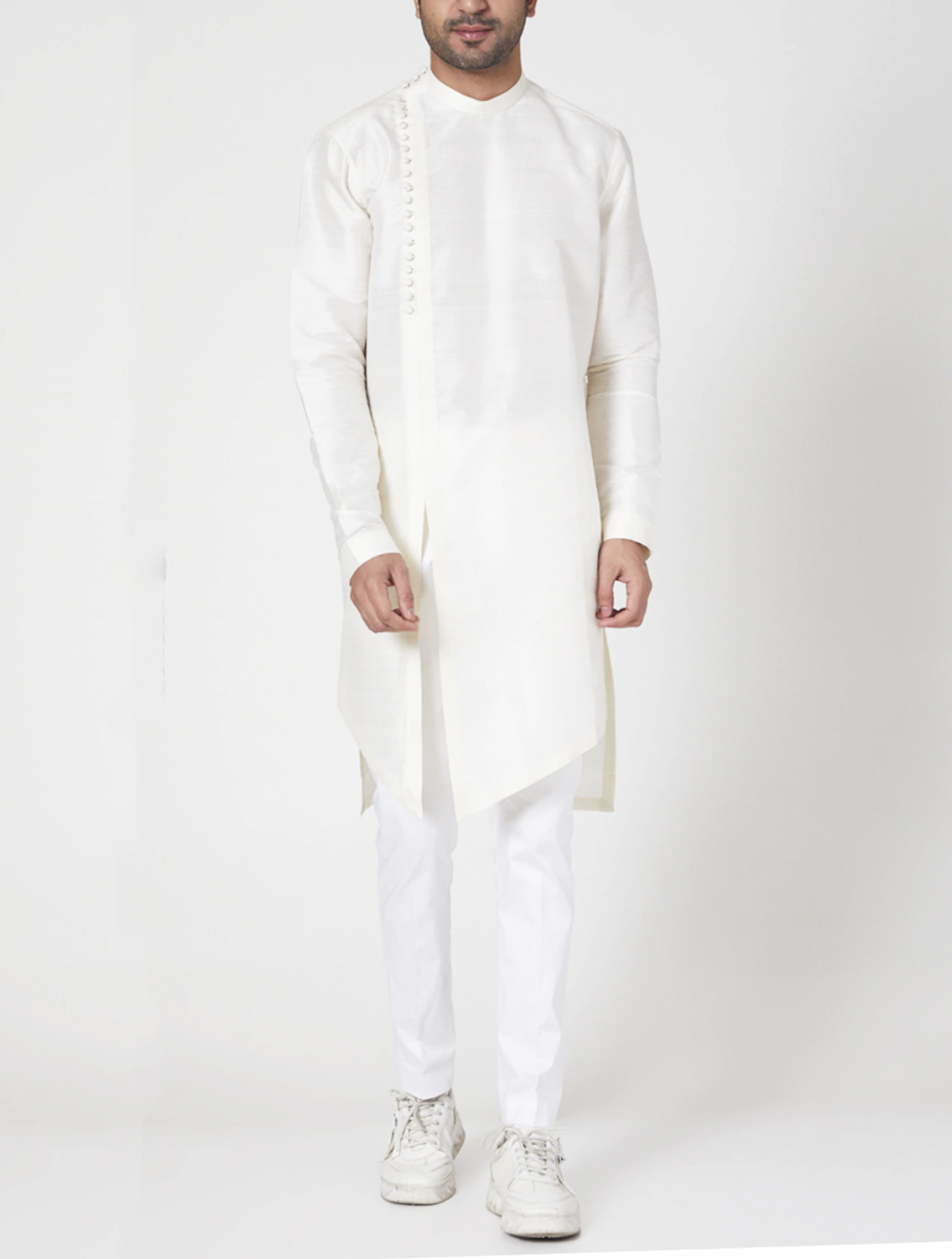 Aasman Raw Silk Kurta Set
