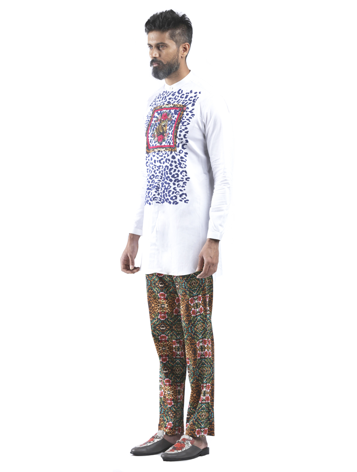 Fitoor White Signature Shirt Side