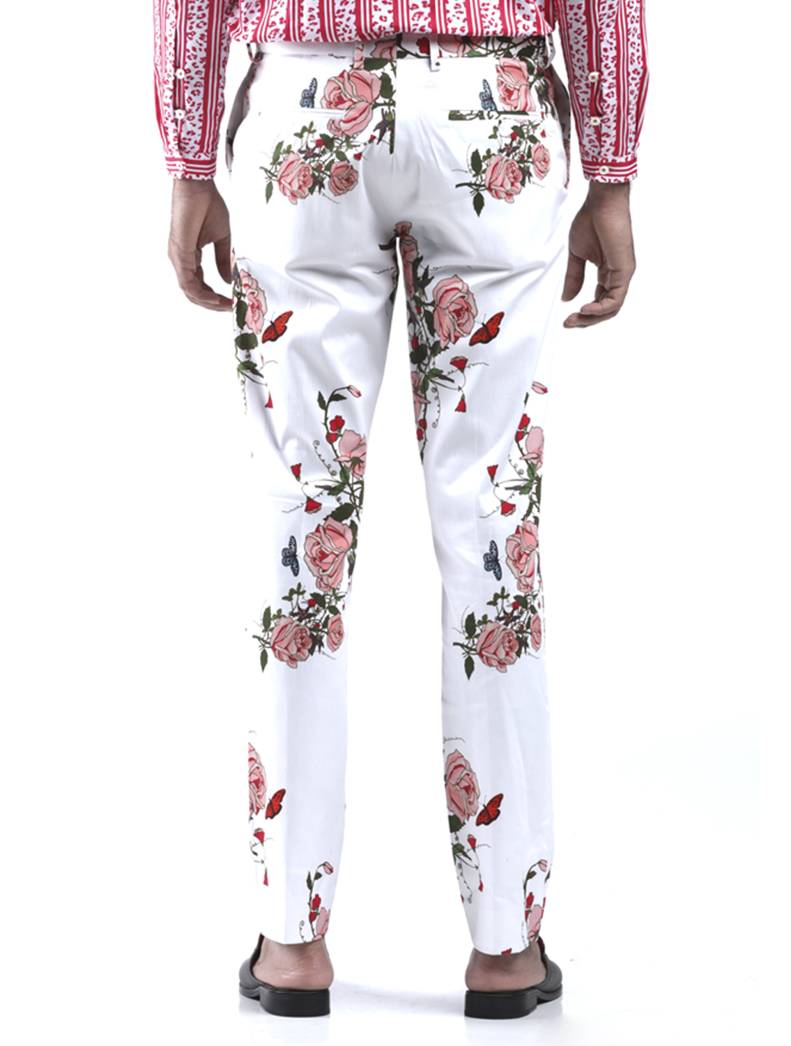 Jannat Floral Printed Trousers Back