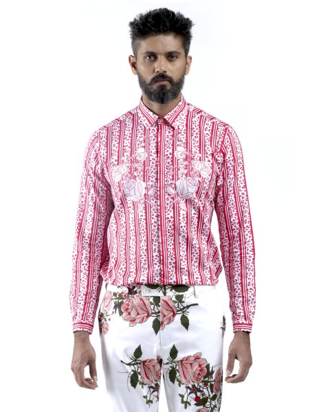 Image of Garden Gulab Printed Shirt