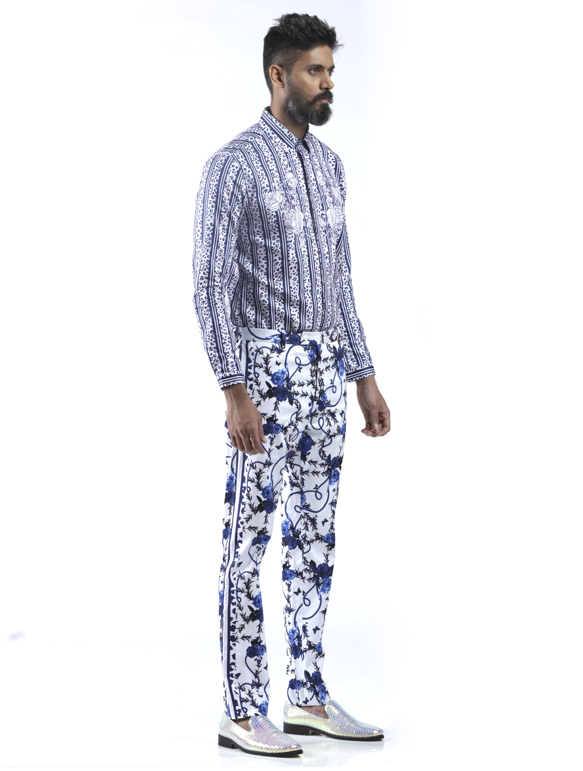 Firdaus All-Over Printed Trousers Full